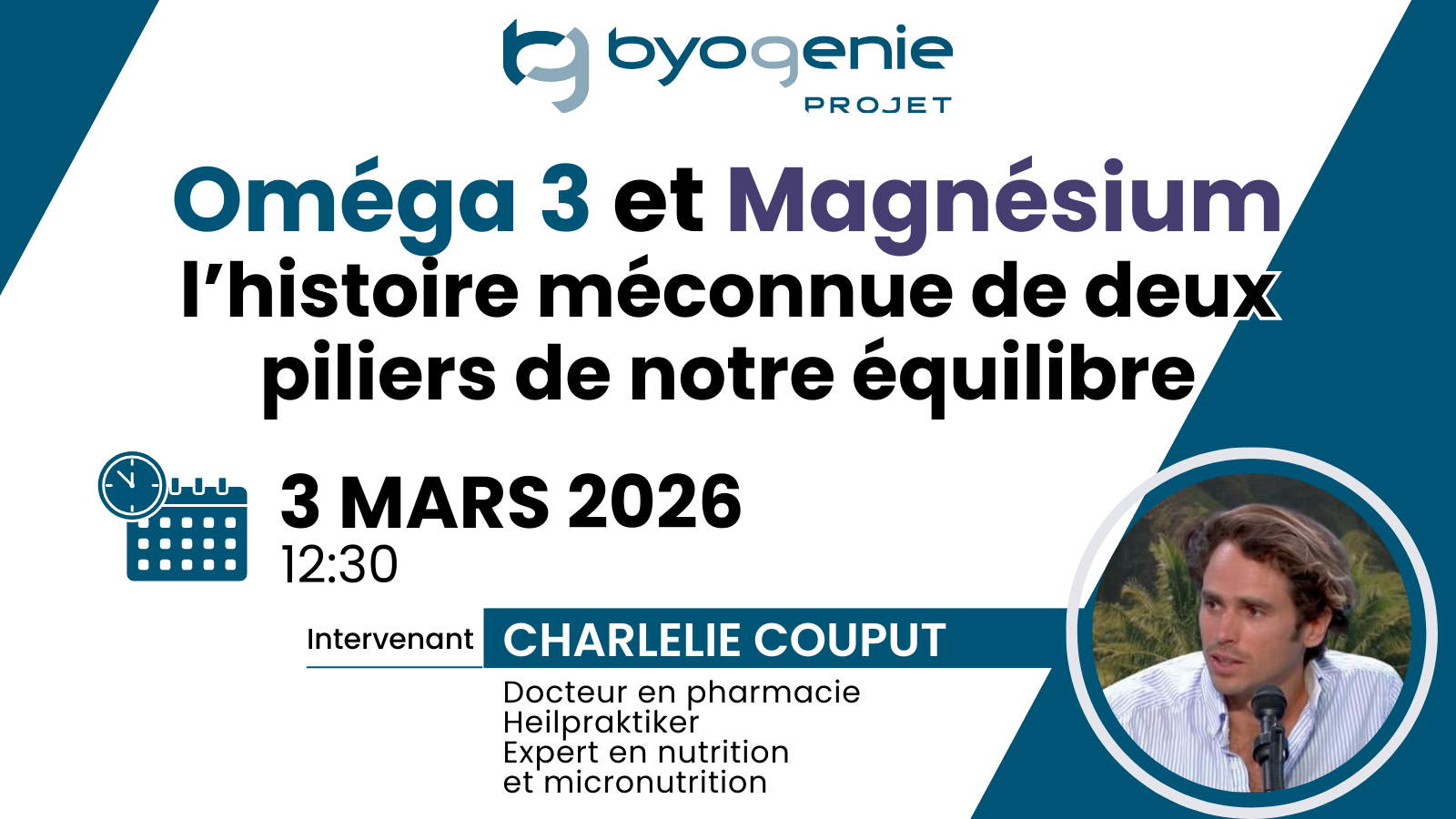 Webinaire Oméga 3 et Magnésium