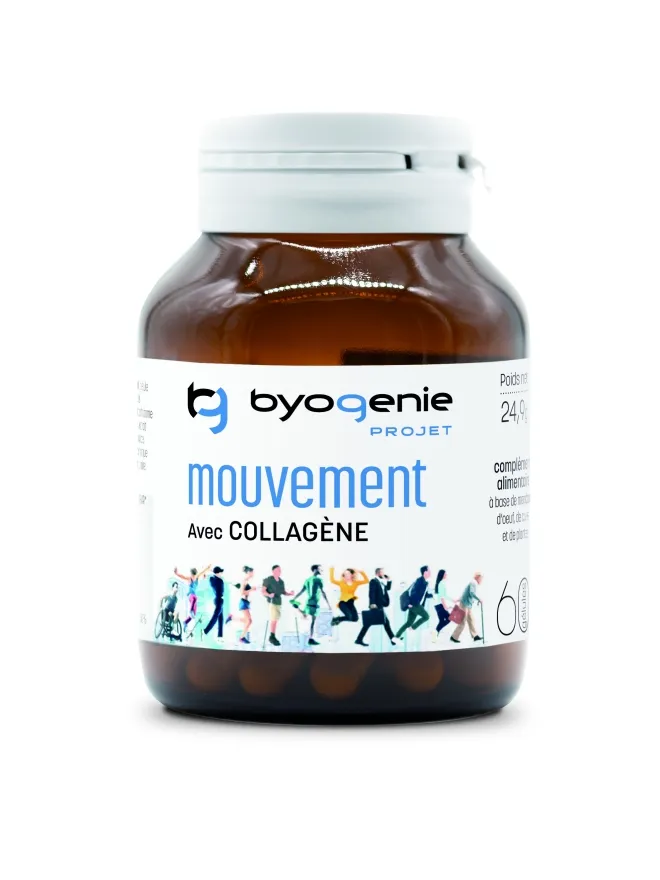 mouvement avec collagène