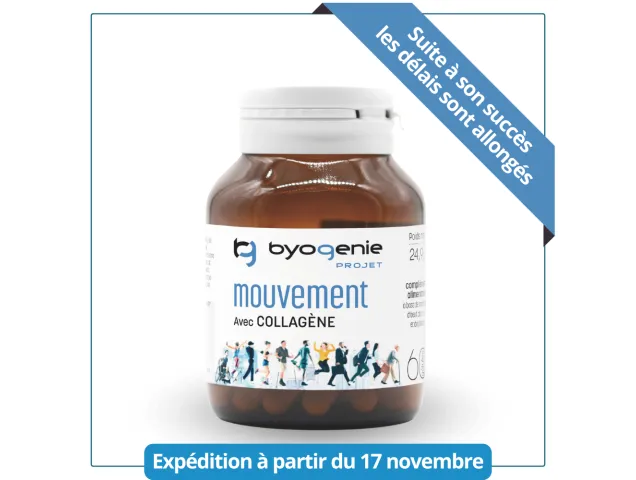 mouvement avec collagène retard